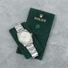 Rolex Oysterdate Precision 34 Argento Oyster 6694 Silver Lining